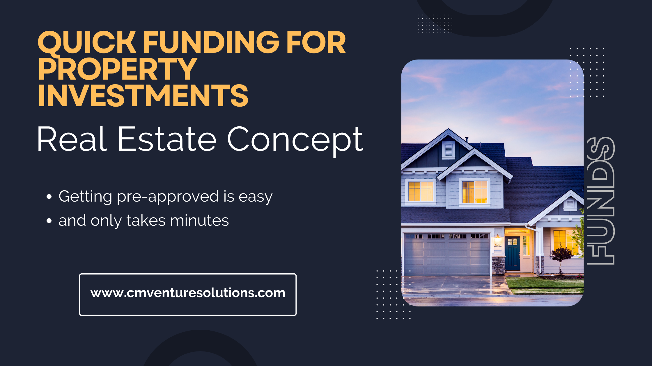 Dark Blue Modern Real Estate Concept Blog Banner